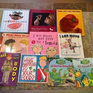 👫10 Books About Human Body & Food Themed Children Books 🍔